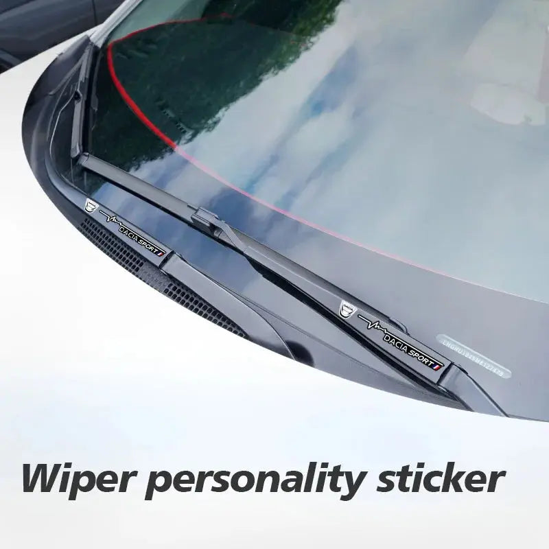 Dacia Sport Silecek Sticker Ön Cam Yazısı 2 Adet | Sticker Master - Sticker Master