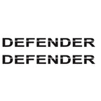 Sticker Master Defender Yazı Set Sticker – Araç, Oto İçin Dayanıklı Vinil Etiket Takımı