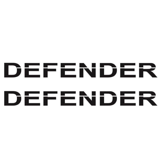 Sticker Master Defender Yazı Set Sticker – Araç, Oto İçin Dayanıklı Vinil Etiket Takımı