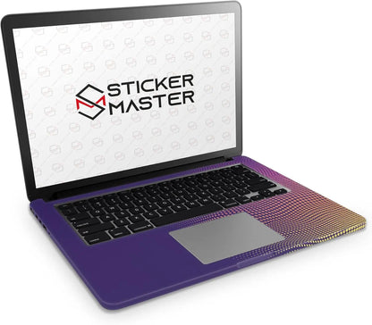 Sticker Master Gradient Background Evrensel Sticker Dizüstü Bilgisayar Vinil Sticker Decal 12" 13" 13.3" 14" 15" 15.4" 15.6 inç Dizüstü Bilgisayar Çıkartma Koruyucu Macbook Asus Acer Hp Lenovo Huawei Dell İçin - Sticker Master
