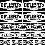 Sticker Master Dellorto Sponsor Set Oto Motor Araba Sticker