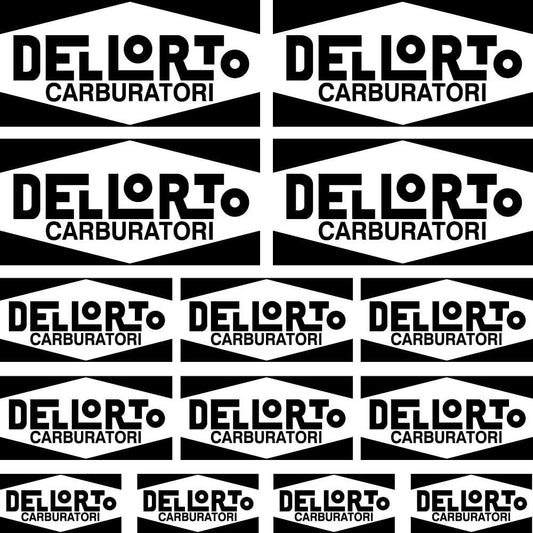 Sticker Master Dellorto Sponsor Set Oto Motor Araba Sticker