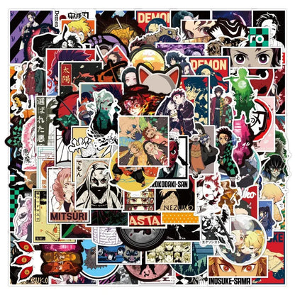 50pcs Demon Slayer Şeytan Sticker Pack | Sticker Master - Sticker Master