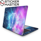 Dijital Beyin Laptop Sticker Renkli Koruyucu Set | Sticker Master