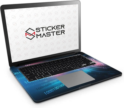 Sticker Master Digital Digit Evrensel Sticker Dizüstü Bilgisayar Vinil Sticker Decal 12" 13" 13.3" 14" 15" 15.4" 15.6 inç Dizüstü Bilgisayar Çıkartma Koruyucu Macbook Asus Acer Hp Lenovo Huawei Dell İçin - Sticker Master