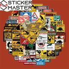 Dinozor Uyarı Sticker Seti (60 Adet) | Jurassic Park Tarzı Çıkartmalar | Sticker Master