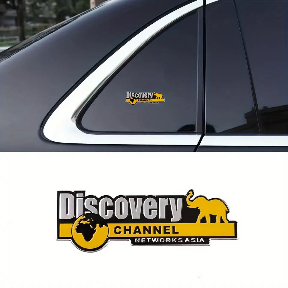 Sticker Master Discovery Channel Premium Kalite Sticker | Araba Çıkartması & Logo - Sticker Master