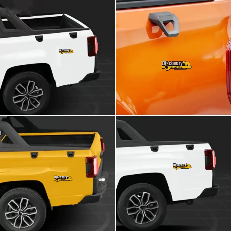 Sticker Master Discovery Channel Premium Kalite Sticker | Araba Çıkartması & Logo - Sticker Master