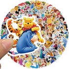 Disney Sticker Seti | 50 Parça Klasik Çizgi Film Karakter Paketi | Sticker Master