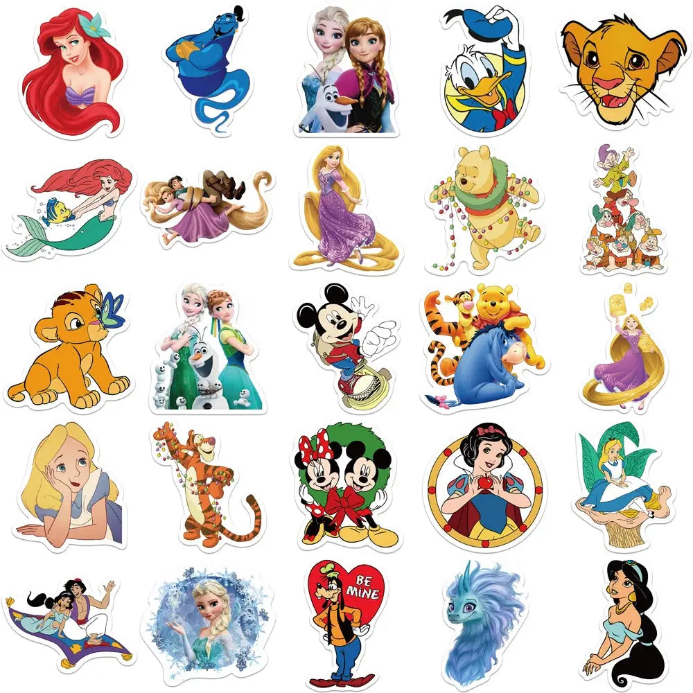 50'li Disney Karakterleri Sticker Seti | Sticker Master - Sticker Master