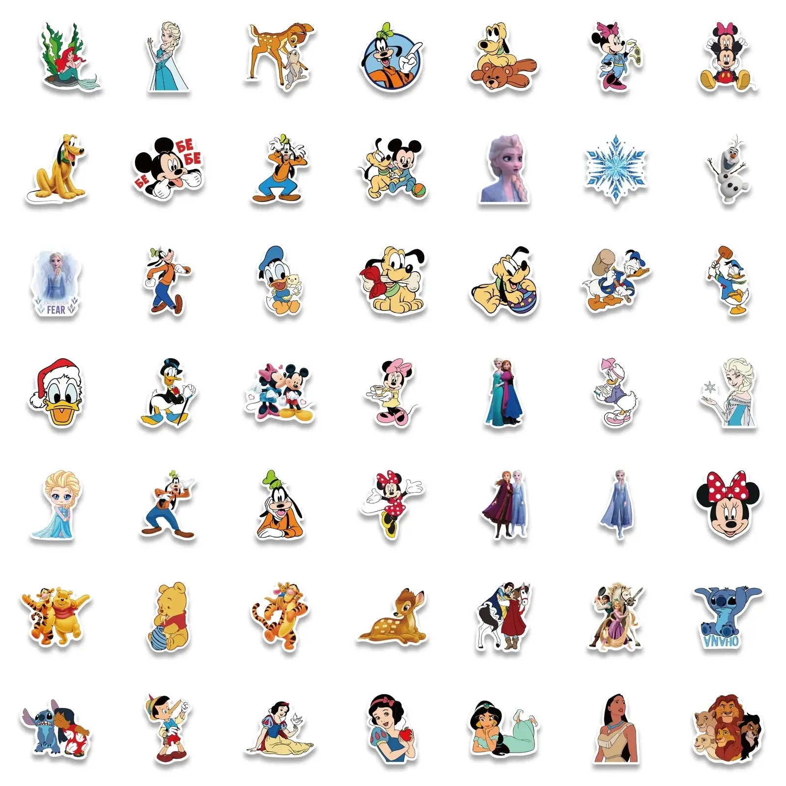 50'li Disney Karakterleri Sticker Seti | Sticker Master - Sticker Master