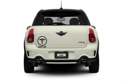 Sticker Master Doctor Sticker-Doktor Araba Sticker Motor, Kask, Laptop, Araba, Oto Araç İçin Dayanıklı Etiket Decal