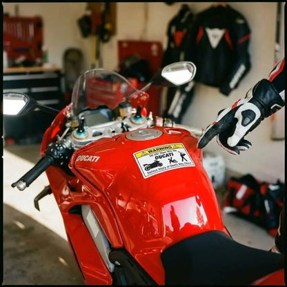 Dont Mess My Ducati Sticker Esprili Uyarı Levhası | Sticker Master - Sticker Master