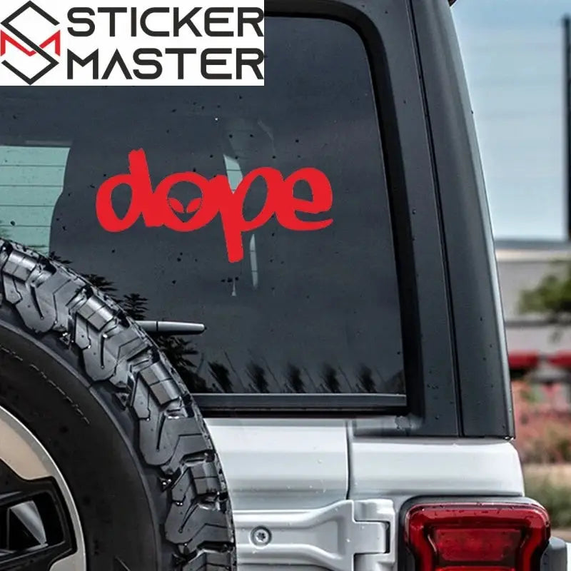 Dope Yazılı Graffiti Araç Sticker | Sokak Tarzı Çıkartma Sticker Master