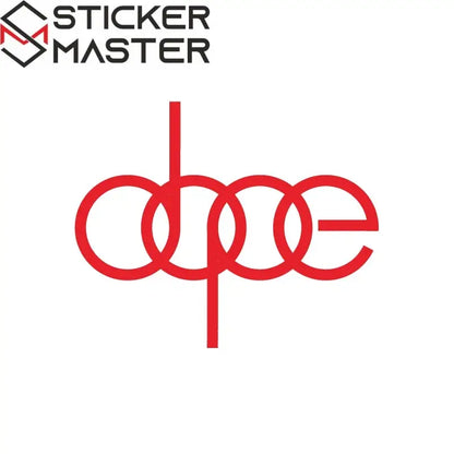 Dope Yazılı Graffiti Araç Sticker | Sokak Tarzı Çıkartma Sticker Master