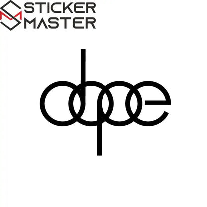 Dope Yazılı Graffiti Araç Sticker | Sokak Tarzı Çıkartma Sticker Master