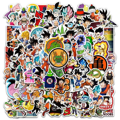 100’lü Dragon Ball Anime Sticker Seti | Sticker Master - Sticker Master