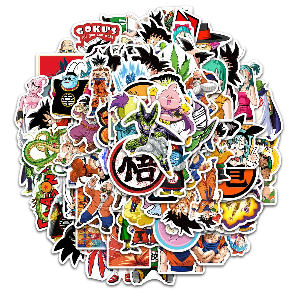 100’lü Dragon Ball Anime Sticker Seti | Sticker Master - Sticker Master
