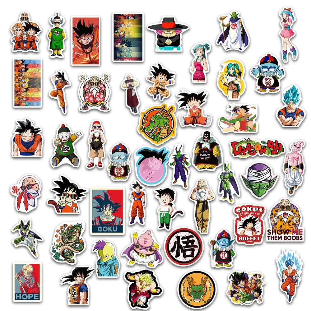 100’lü Dragon Ball Anime Sticker Seti | Sticker Master - Sticker Master
