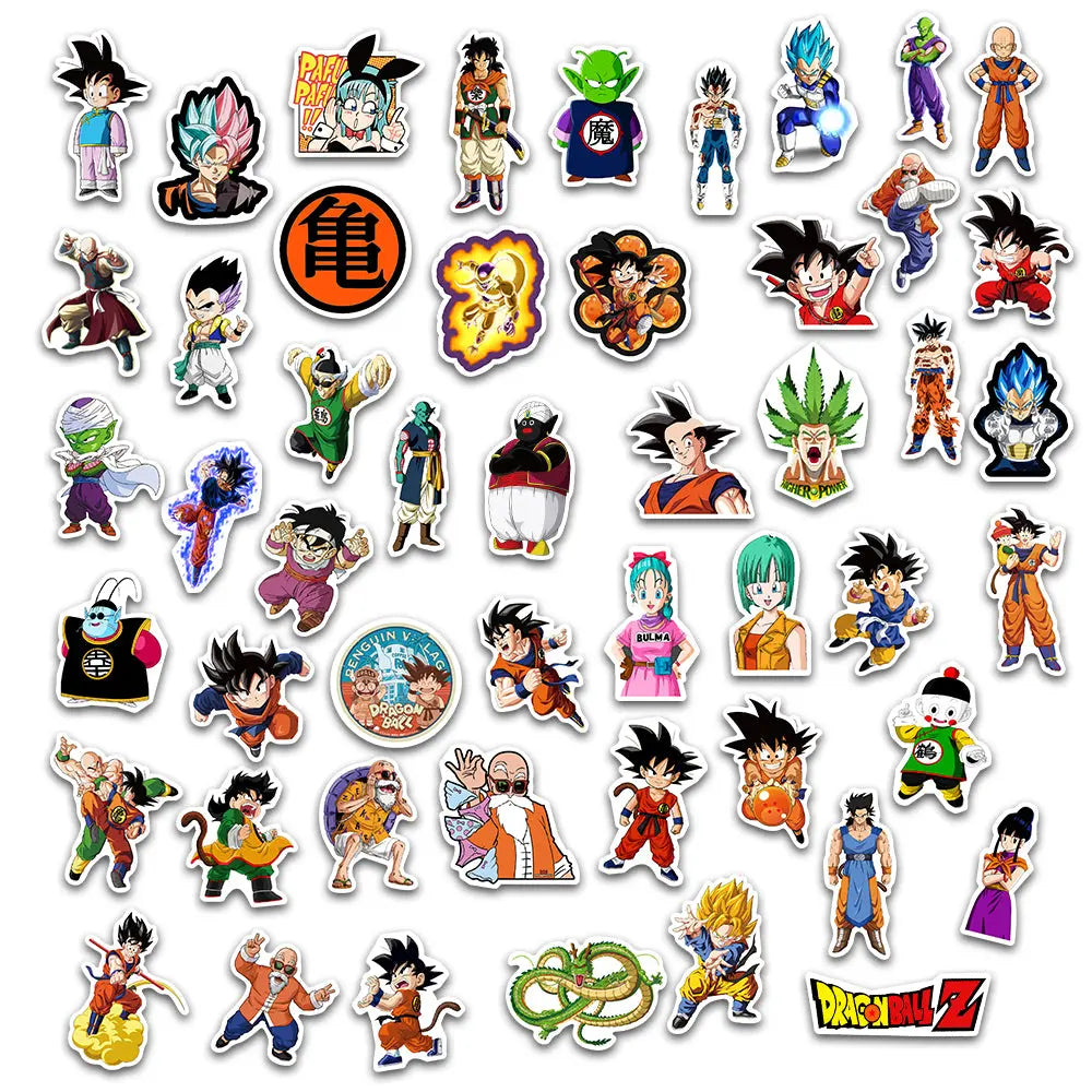 100’lü Dragon Ball Anime Sticker Seti | Sticker Master - Sticker Master