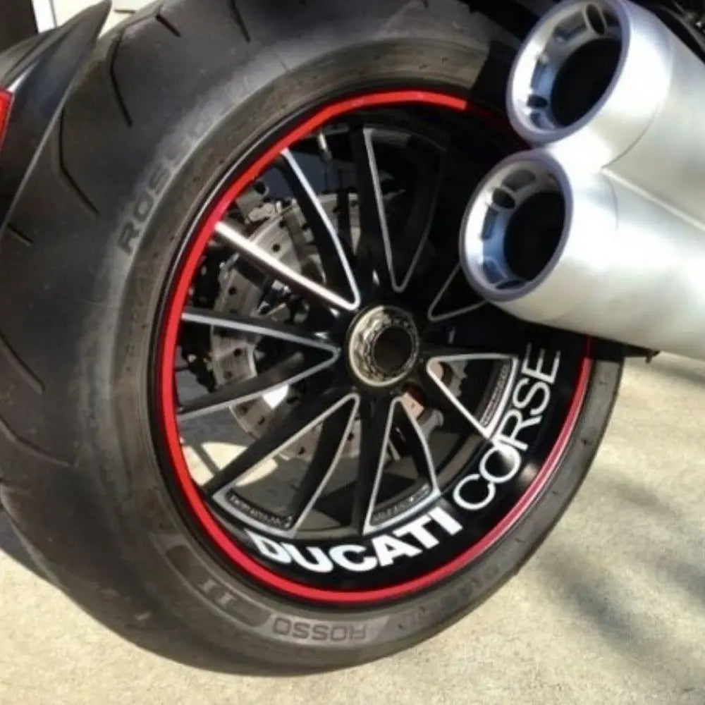 Ducati Jant İçi Sticker Corse Jant Şeridi Seti | Sticker Master - Sticker Master