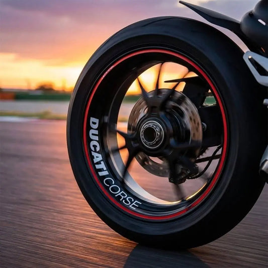 Ducati Jant İçi Sticker Corse Jant Şeridi Seti | Sticker Master - Sticker Master