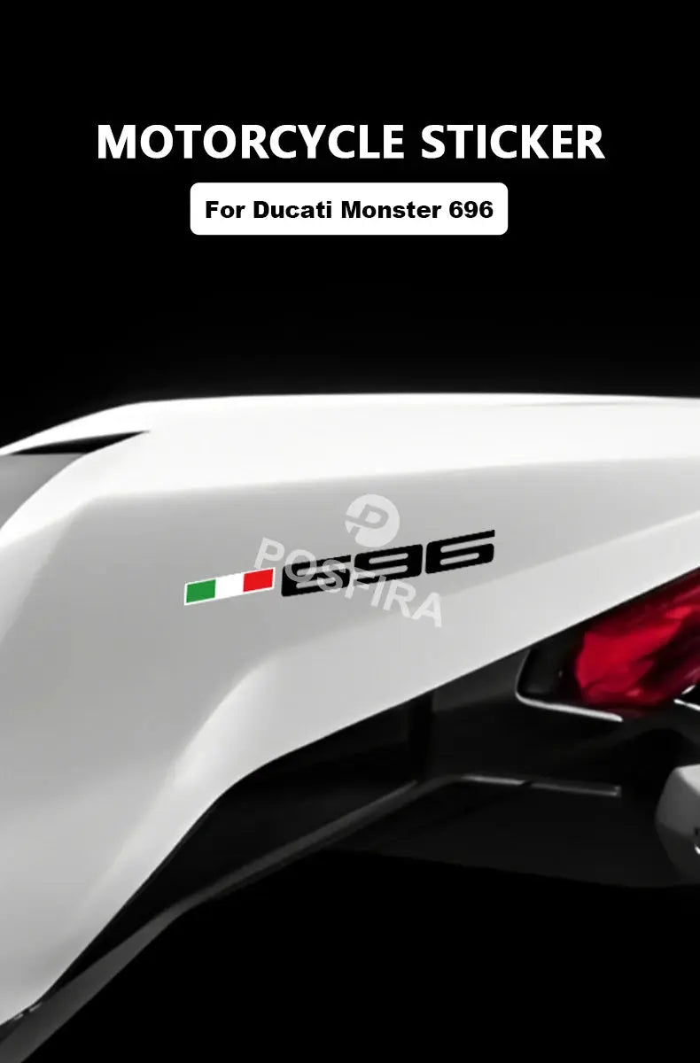 Sticker Note 696 Ducati Monster 696 Sticker Seti Motor Çıkartma - Sticker Master