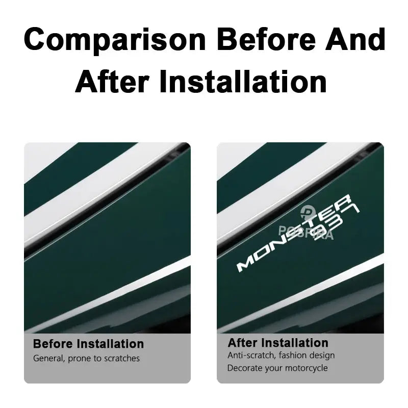 Ducati Monster 937 Sticker | 2021-2024 Depo ve Grenaj Modeli (Çift) Sticker Master