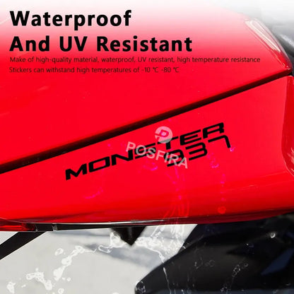 Ducati Monster 937 Sticker | 2021-2024 Depo ve Grenaj Modeli (Çift) Sticker Master