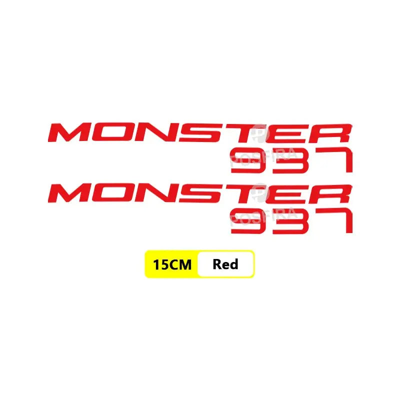 Ducati Monster 937 Sticker | 2021-2024 Depo ve Grenaj Modeli (Çift) Sticker Master