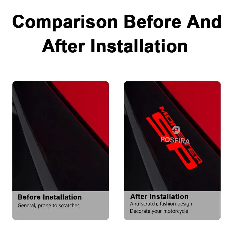 Ducati Monster SP Sticker 937 Grenaj Logo Seti | Sticker Master - Sticker Master