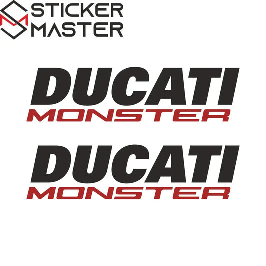 Ducati Monster Sticker Depo ve Grenaj Yazısı Seti | Sticker Master - Sticker Master