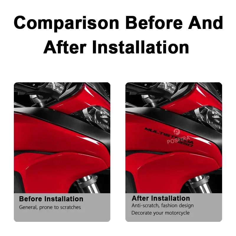 Ducati Multistrada 950 Sticker Yan Grenaj 950S Logo Seti | Sticker Master - Sticker Master