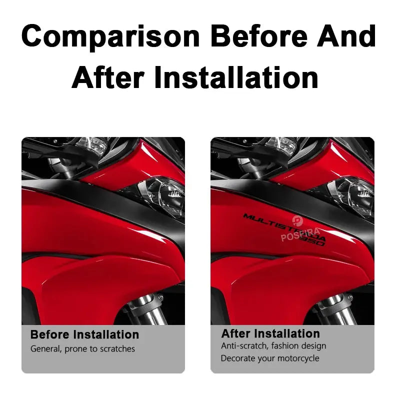 Ducati Multistrada 950 Sticker Yan Grenaj 950S Logo Seti | Sticker Master - Sticker Master