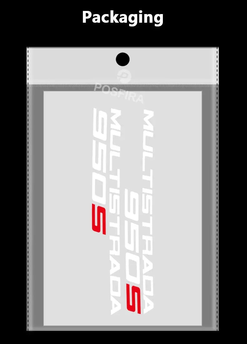 Ducati Multistrada 950 Sticker Yan Grenaj 950S Logo Seti | Sticker Master - Sticker Master