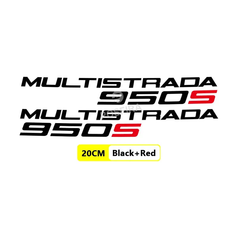 Ducati Multistrada 950 Sticker Yan Grenaj 950S Logo Seti | Sticker Master - Sticker Master