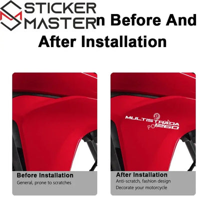 Ducati Multistrada Sticker | 1260 S ve Enduro Yan Grenaj Decal Seti (16 cm) Sticker Master