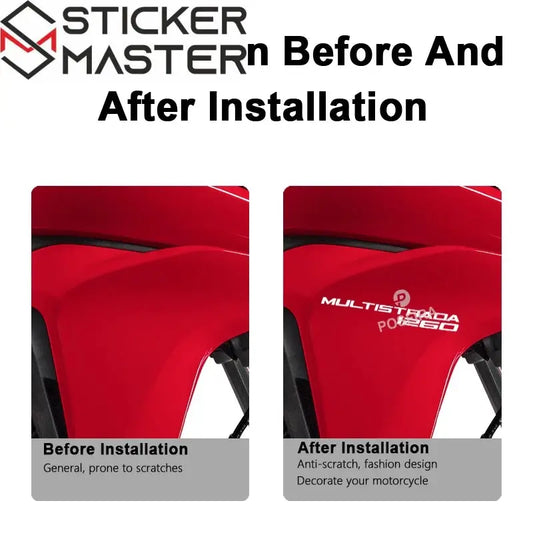 Ducati Multistrada Sticker | 1260 S ve Enduro Yan Grenaj Decal Seti (16 cm) Sticker Master