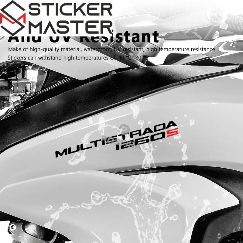 Ducati Multistrada Sticker | 1260 S ve Enduro Yan Grenaj Decal Seti (16 cm) Sticker Master
