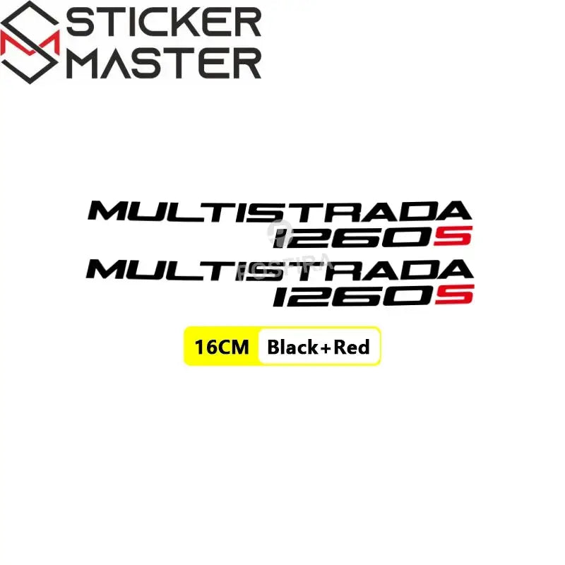 Ducati Multistrada Sticker | 1260 S ve Enduro Yan Grenaj Decal Seti (16 cm) Sticker Master