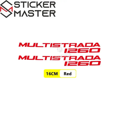 Ducati Multistrada Sticker | 1260 S ve Enduro Yan Grenaj Decal Seti (16 cm) Sticker Master