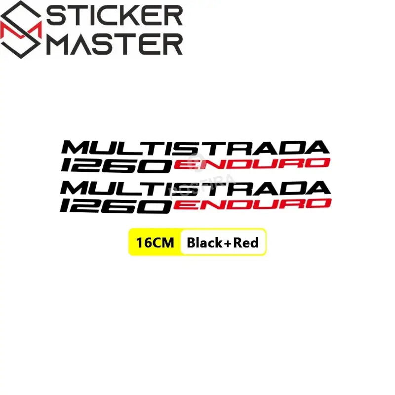 Ducati Multistrada Sticker | 1260 S ve Enduro Yan Grenaj Decal Seti (16 cm) Sticker Master