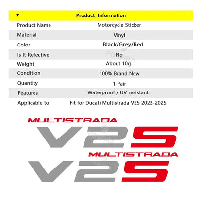 Ducati Multistrada V2S Sticker | Sticker Master Sticker Master