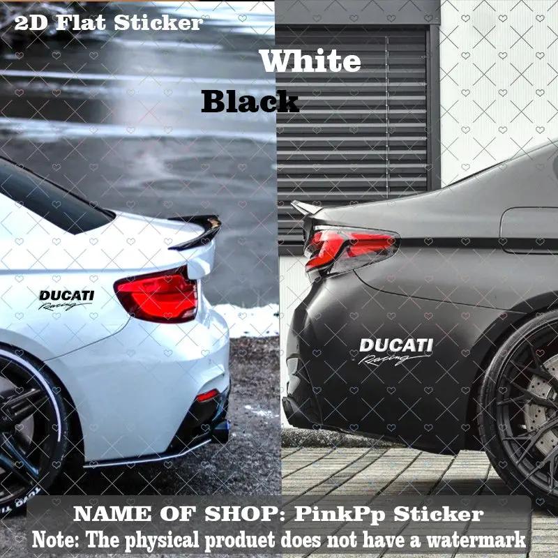 Ducati Racing Siyah Beyaz Şeffaf Sticker 2’li Set | Sticker Master - Sticker Master
