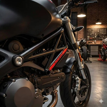 Ducati Şase Sticker Trellis Şasi Yazısı | Sticker Master - Sticker Master