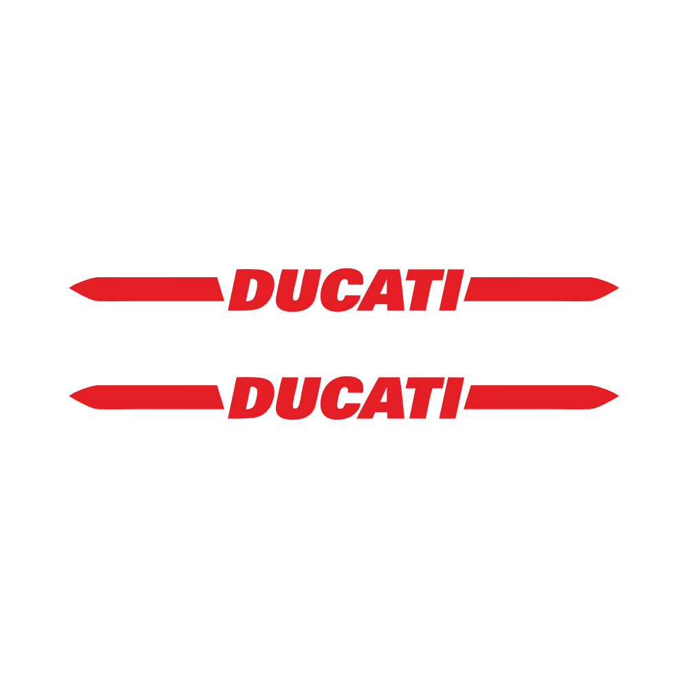 Ducati Şase Sticker Trellis Şasi Yazısı | Sticker Master - Sticker Master