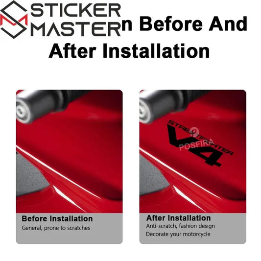 Ducati Streetfighter V4 Sticker Su Geçirmez Çıkartma | Sticker Master - Sticker Master