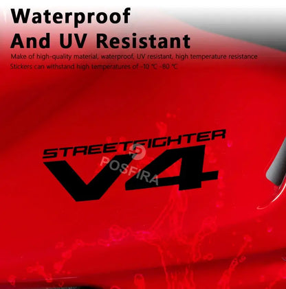 Ducati Streetfighter V4 Sticker Su Geçirmez Çıkartma | Sticker Master - Sticker Master