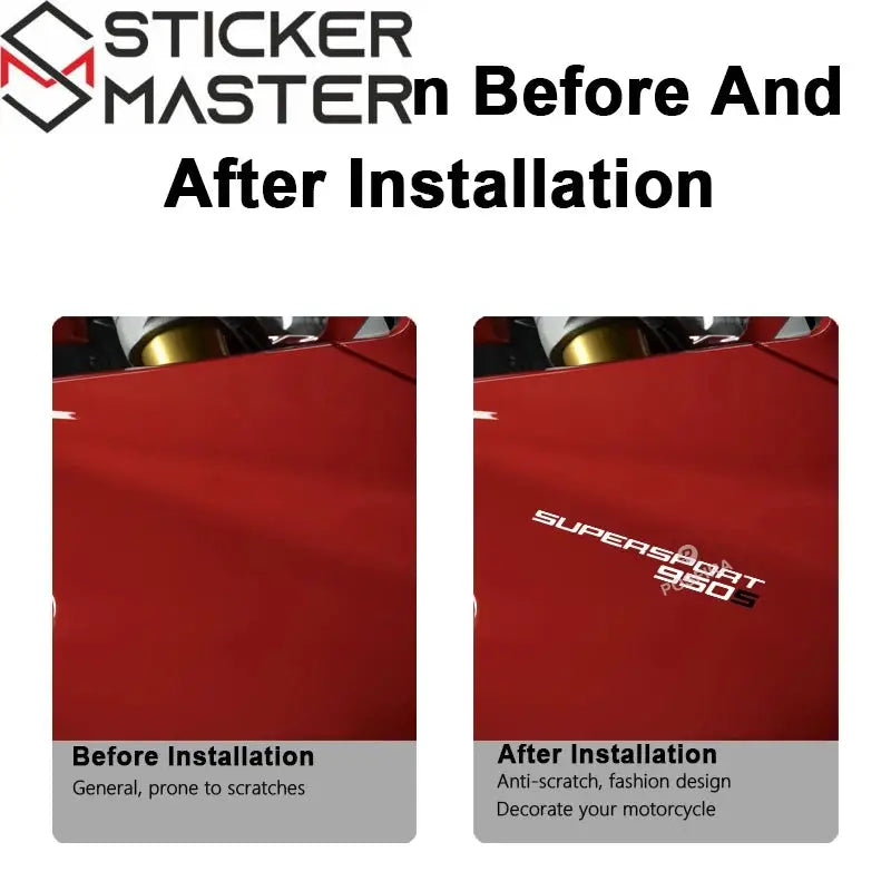 Ducati Supersport Sticker | 950 ve 950 S Yan Grenaj Decal Seti Sticker Master