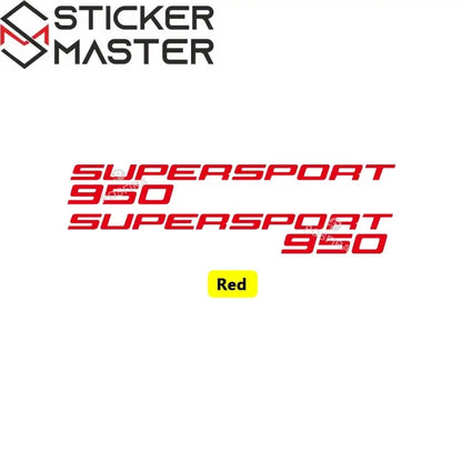 Ducati Supersport Sticker | 950 ve 950 S Yan Grenaj Decal Seti Sticker Master